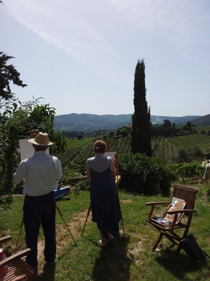 מלון גרבה אין קיאנטי Agriturismo Podere Somigli Di Lorenzo Correani מראה חיצוני תמונה
